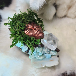 Ritual decor artwork created for writing, communication, and clarity