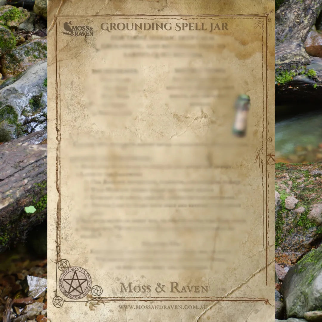 Grounding Spell Jar Recipe – Printable Digital Download PDF