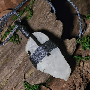 Pendant symbolising feminine energy and inner reflection