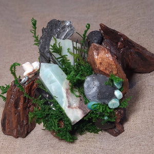 One-of-a-kind handmade altar decor – The Silent Shore by Moss & Raven.
